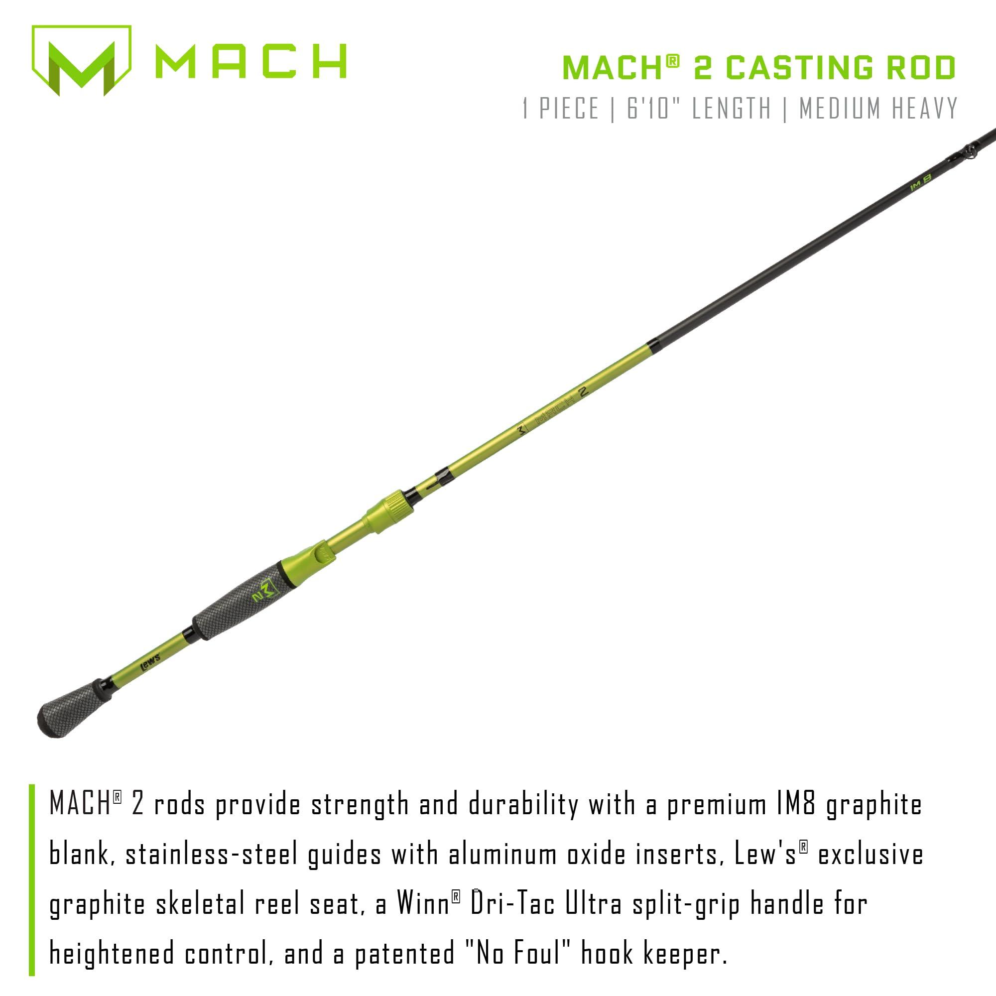 Lew\'s MACH 2 6'10" Med HVY Moderate Fast Cast Rod