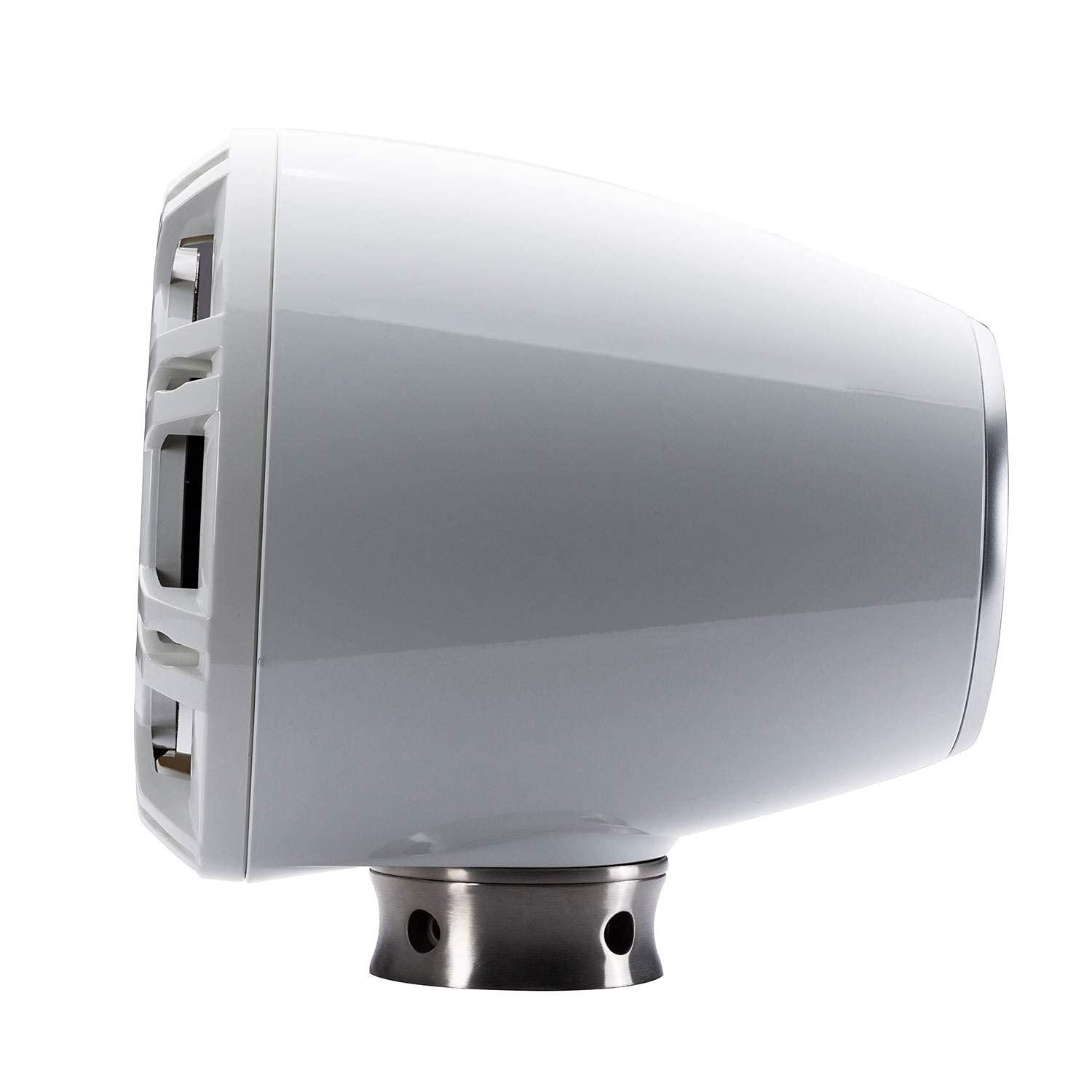 KICKER KICKER KMFC 9-Inch Tower System Speakers - White (Renewed)