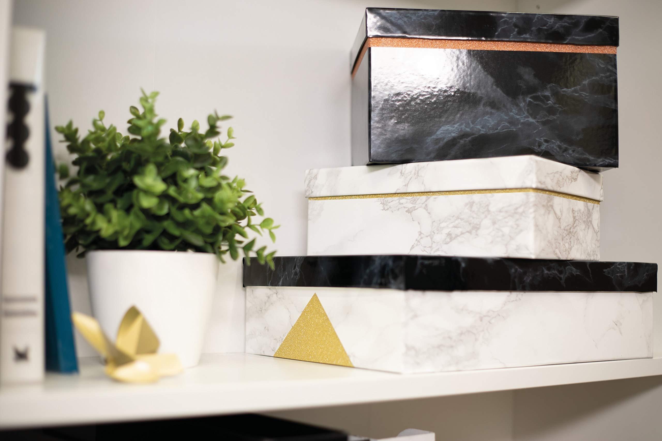 d-c-fix d-c-fix 346-8027 Decorative Self-Adhesive Film, Marble Black, 26\" x 78\" Roll