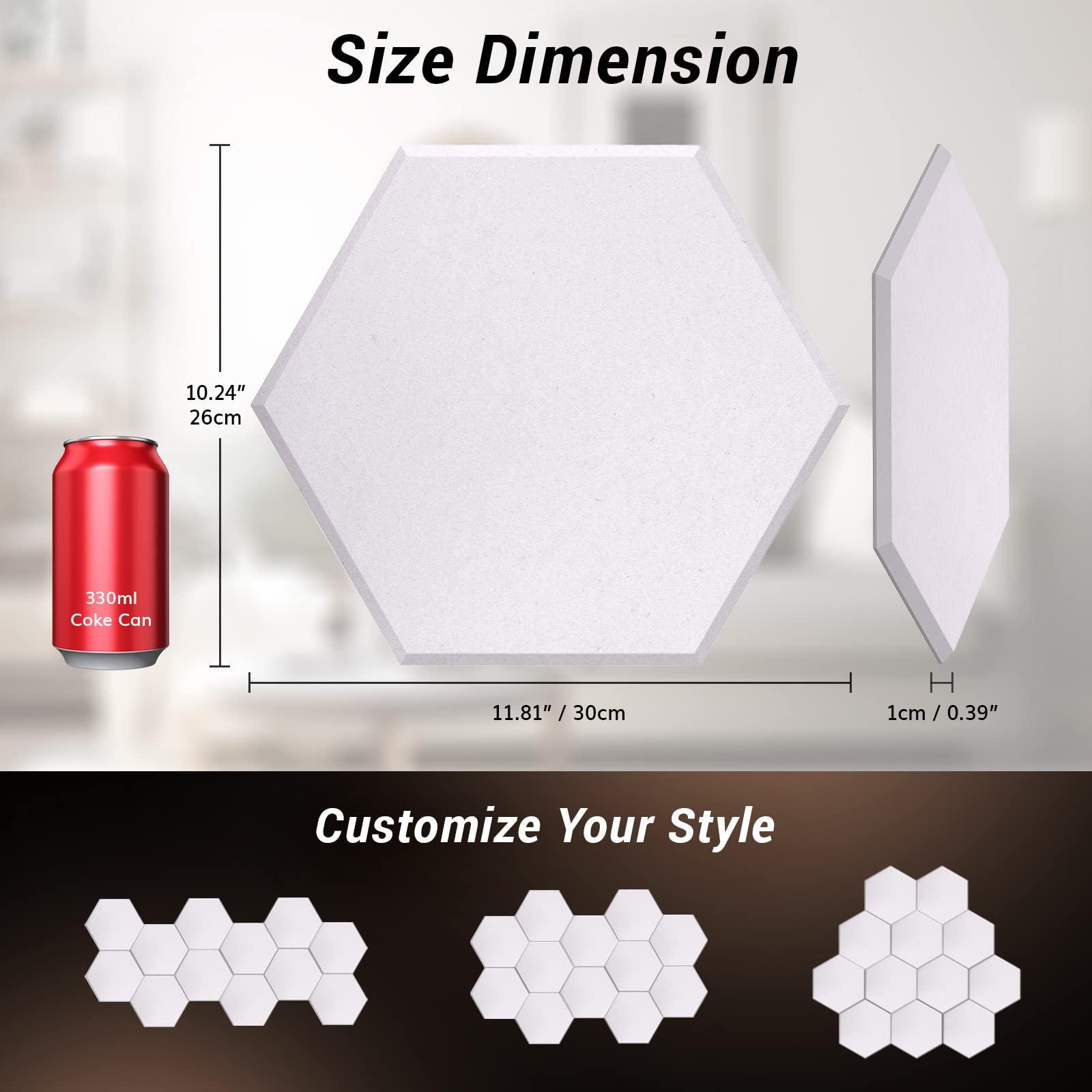 TONOR TONOR USB Computer Microphone TC30, Bundle with 12 Pack Hexagon Acoustic Panels White