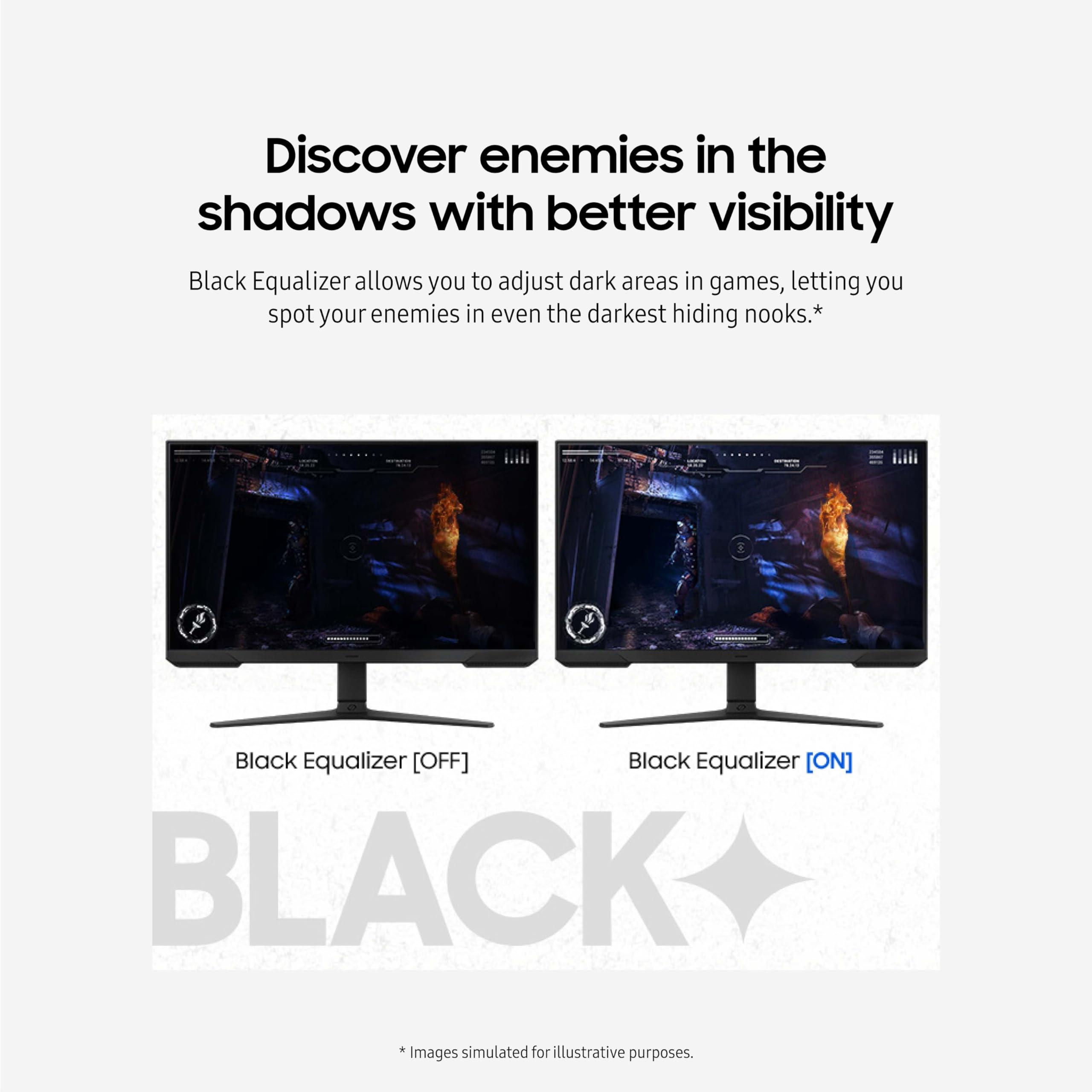 SAMSUNG SAMSUNG 32-Inch Odyssey G3 (G30D) Series FHD Gaming Monitor, 1ms, 180Hz, AMD FreeSync, Adjustable Stand, Black Equalizer, Virtual Aim Point, Eye Saver Mode, Flicker-Free, LS32DG302ENXZA, 2024