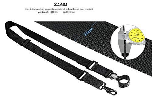 LEOFOTO Leofoto Push Button Quick Detach Modular Tripod Strap 36LN Compatible with LN-364C 36mm Diameter/Clip Lock Clasp