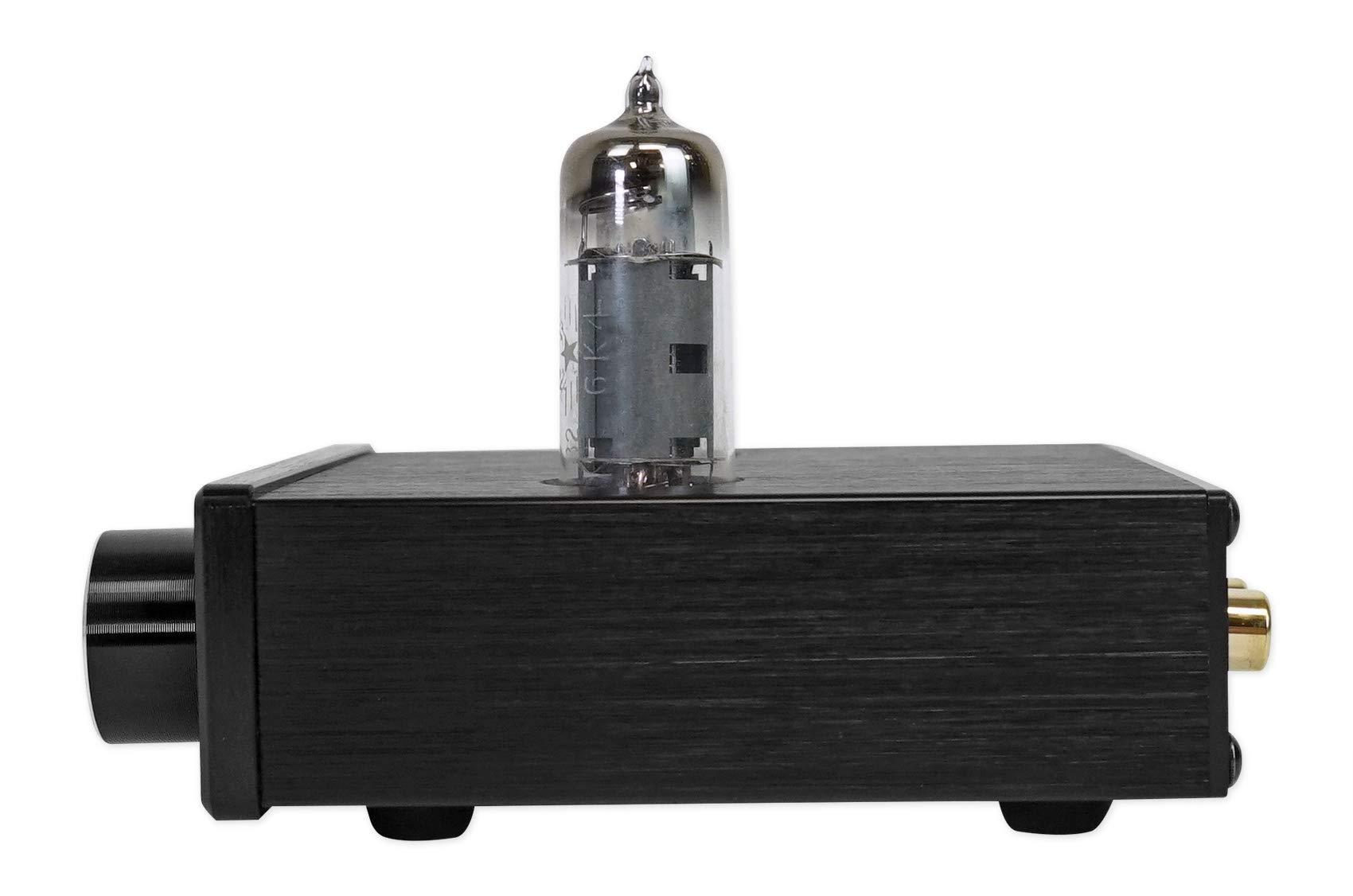 Rockville Rockville TubeHead Tube Headphone Amplifier Amp / 6K4 Tubes / 16-300 Ohms/180mW, Black
