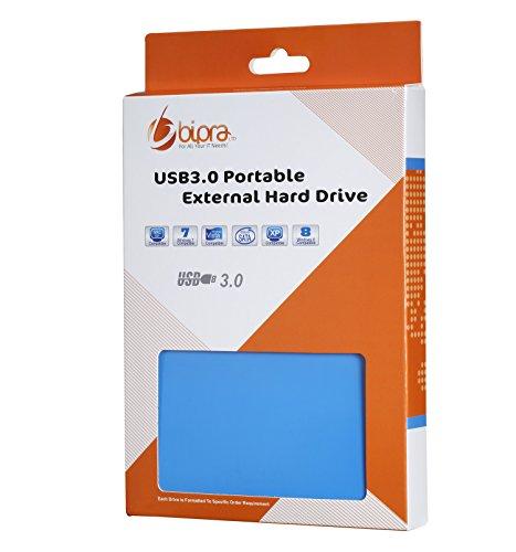 BIPRA BIPRA U3 2.5 inch USB 3.0 NTFS Portable External Hard Drive - Blue (200GB)