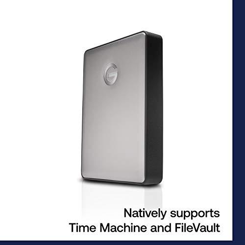 G-Technology G-Technology 5TB G-DRIVE Mobile USB-C (USB 3.1 Gen 1) Portable External Hard Drive, Space Gray - 0G10477-1