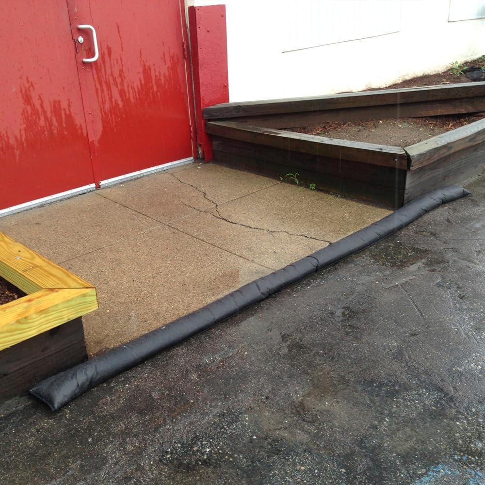 Quick Dam Quick Dam QD65-1 Water-Activated Flood Barrier-5 Feet-1/Pack, 5-ft, Black