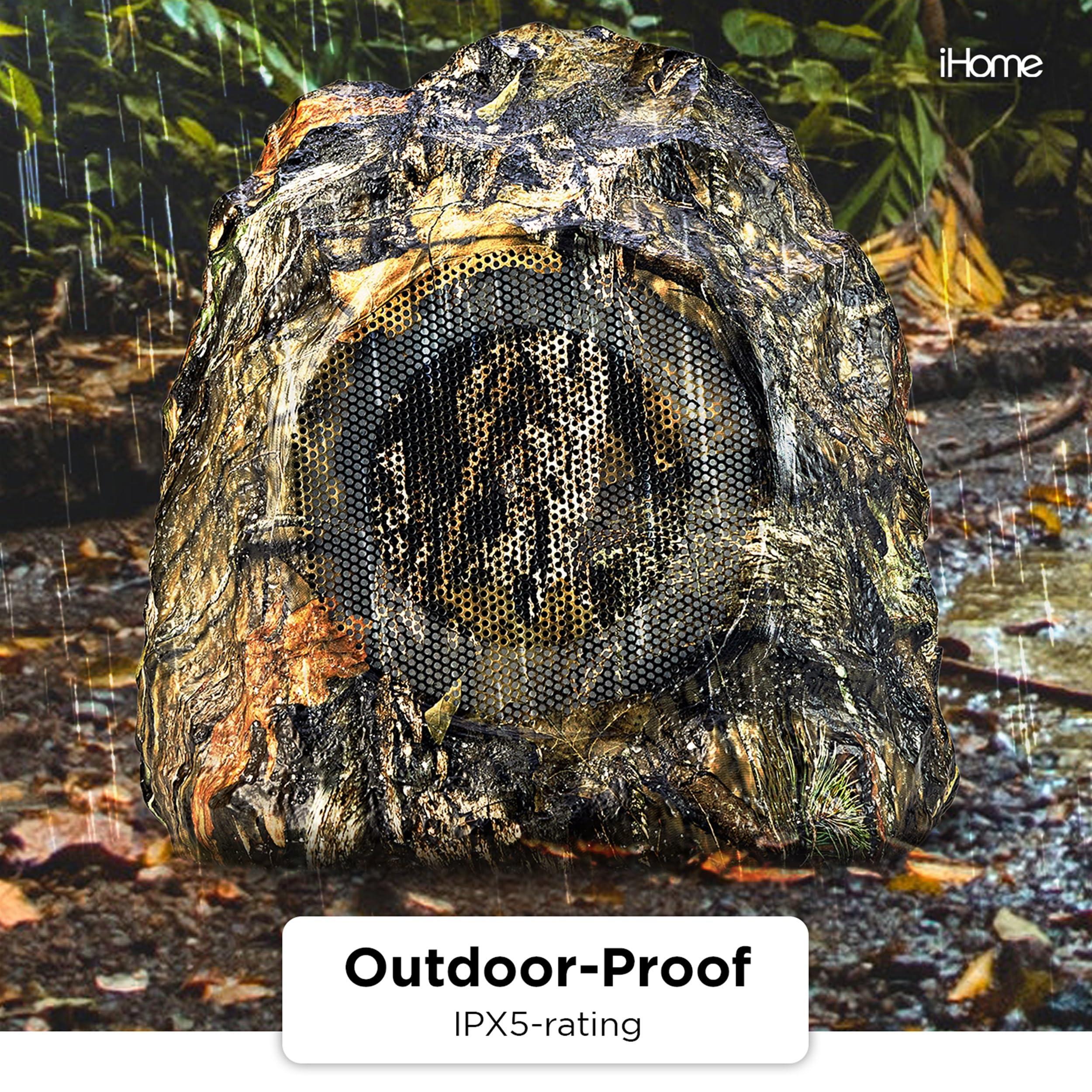 iHome iHome Mossy Oak Camo IHRK-400MOBC-PR Wireless Waterproof Rock Speaker Set for Outdoors Camping Nature Hunting and Fishing Lovers. Built to add Sound to Your Bottomland Supplies, Accessories and Gear