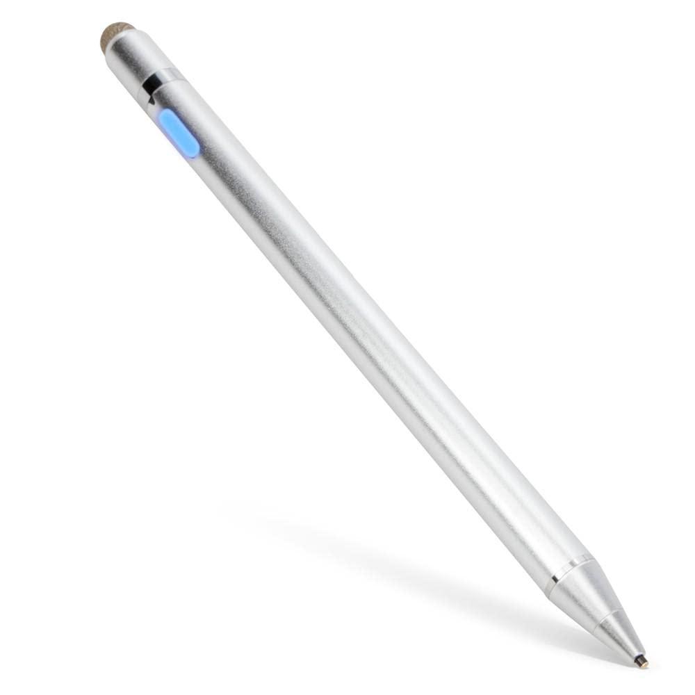 BoxWave BoxWave Stylus Pen Compatible with ASUS ZenBook 14 UX434FAC - AccuPoint Active Stylus, Electronic Stylus with Ultra Fine Tip - Metallic Silver