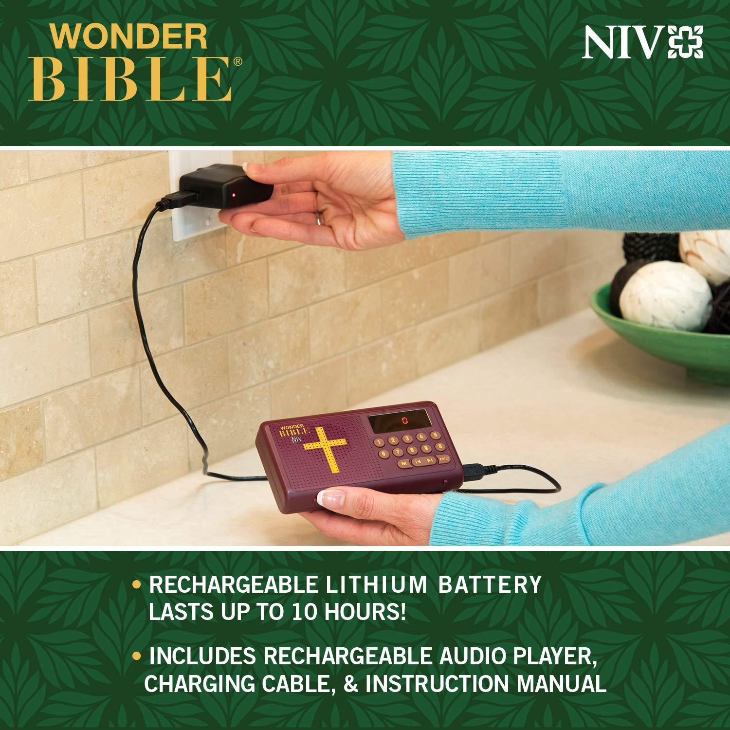 WONDER BIBLE Wonder Bible NIV- The Audio Bible Player That You Can Listen to in English, New International Version, New & Old Testament as Seen On TV