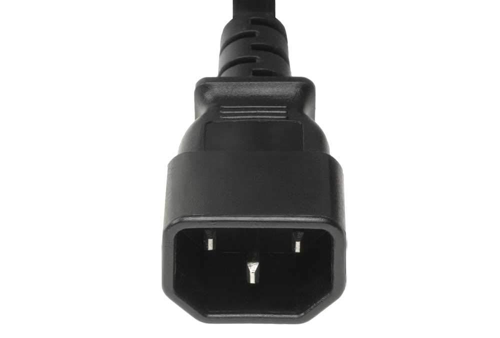 SF Cable SF Cable 2ft 18 AWG IEC 60320 C14 to C13 Computer Power Extension Cord Compaitable for PC, Monitor, Scanner or Printer