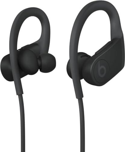 Beats Powerbeats High-Performance Wireless Bluetooth Headphones - Black - MWNV2LL/A (Renewed)