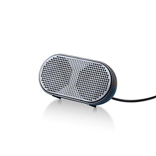 HONKYOB HONKYOB USB Mini Speaker Computer Speaker Powered Stereo Multimedia Speaker for Notebook Laptop PC(Black)