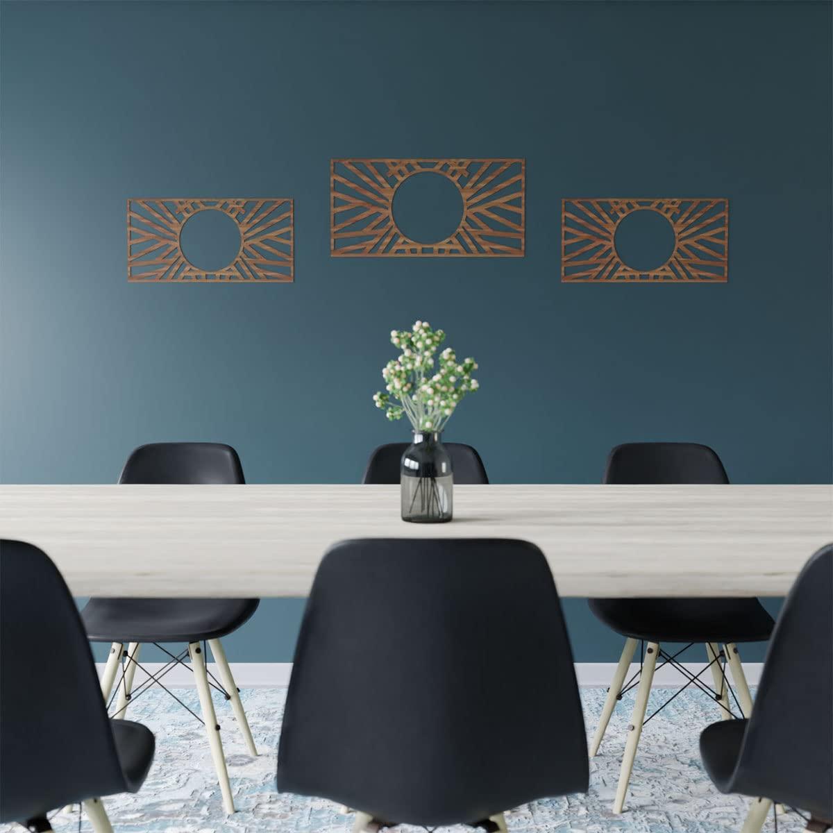 Ekena Millwork Ekena Millwork 40"W x 20"H x 14 3/4"ID x 1/4"T Hoover Wood Fretwork Pierced Ceiling Medallion, Walnut