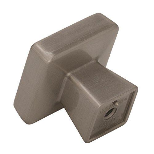 Amerock Amerock | Cabinet Knob | Satin Nickel | 1-3/16 inch (30 mm) Length | Blackrock | 1 Pack | Drawer Knob | Cabinet Hardware