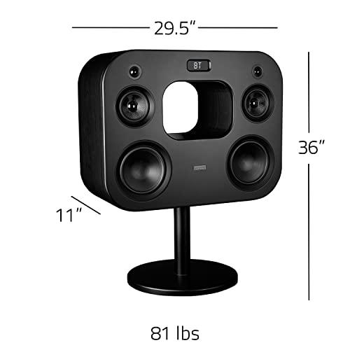 Fluance Fluance Fi70 Three-Way Wireless High Fidelity Music System with Powerful Amplifier & Dual 8" Subwoofers (Black Ash)