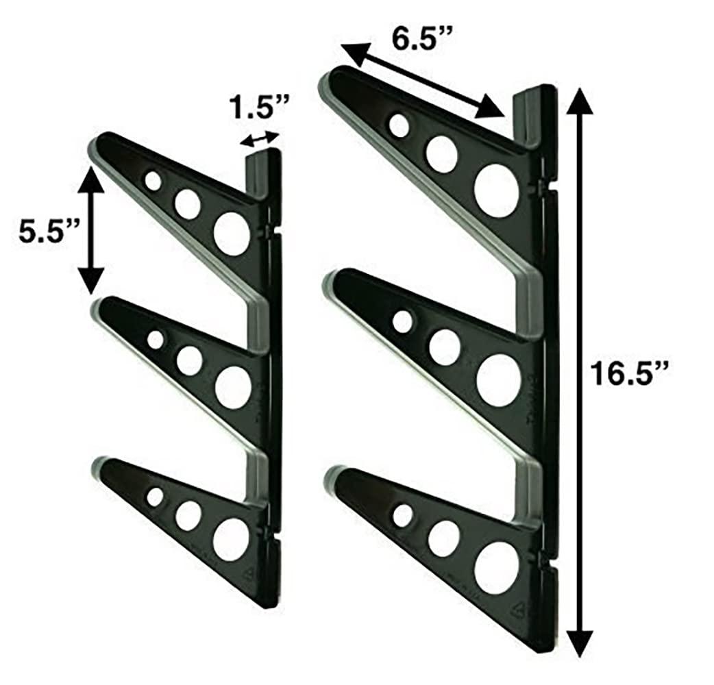 StoreYourBoard StoreYourBoard Ski Storage Multi Rack, Horizontal Wall Mount, Skis and Poles Holder