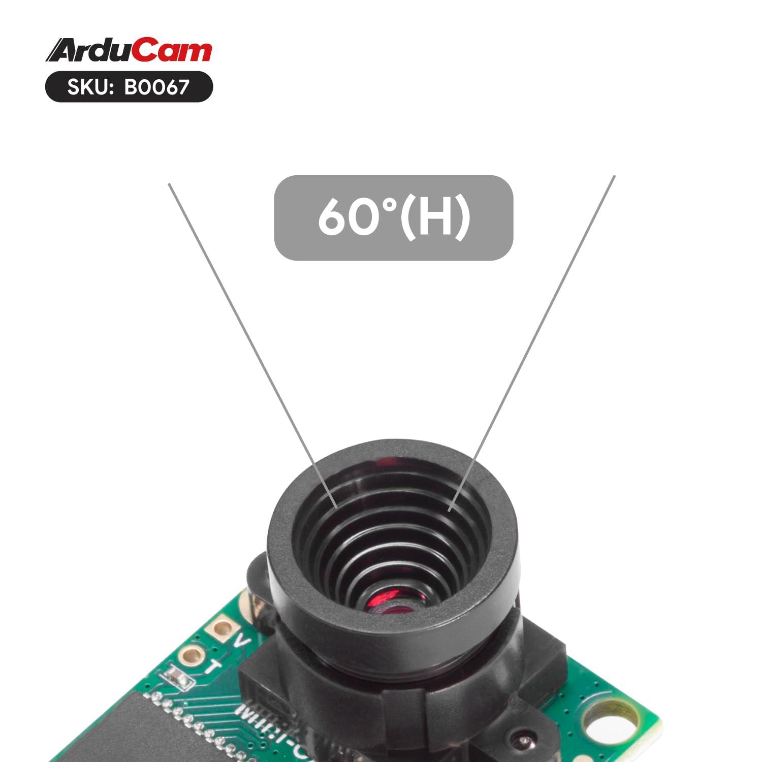 Arducam Arducam Mini Module Camera Shield with OV2640 2 Megapixels Lens Compatible with Arduino UNO Mega2560 Board and Raspberry Pi Pico