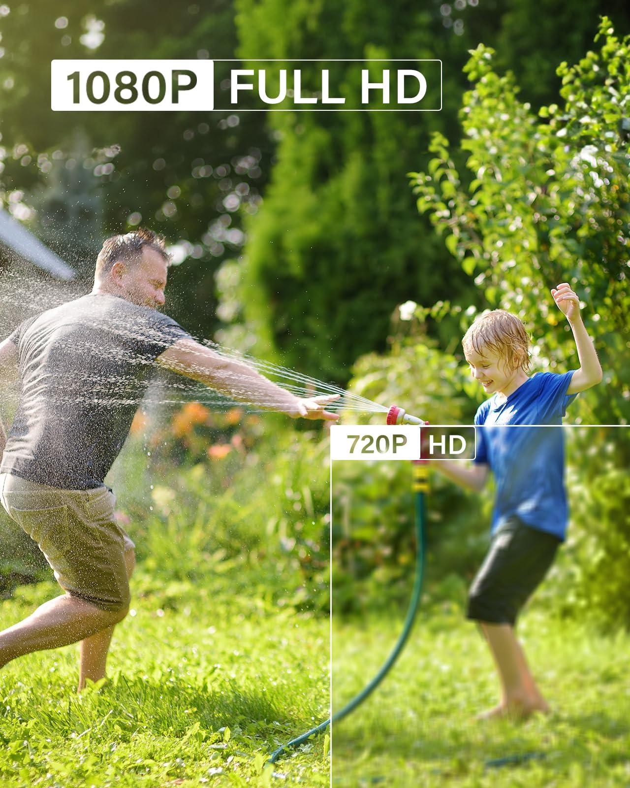 ANNKE ANNKE 8 Channel Security Camera System, 3K Lite DVR Recorder with 1TB eSSD, 8X 2MP IP66 Wired Black Cams, 3.6mm Lens, 100ft Night Vision, AI Motion Detection, Easy Remote Access, Smart Playback