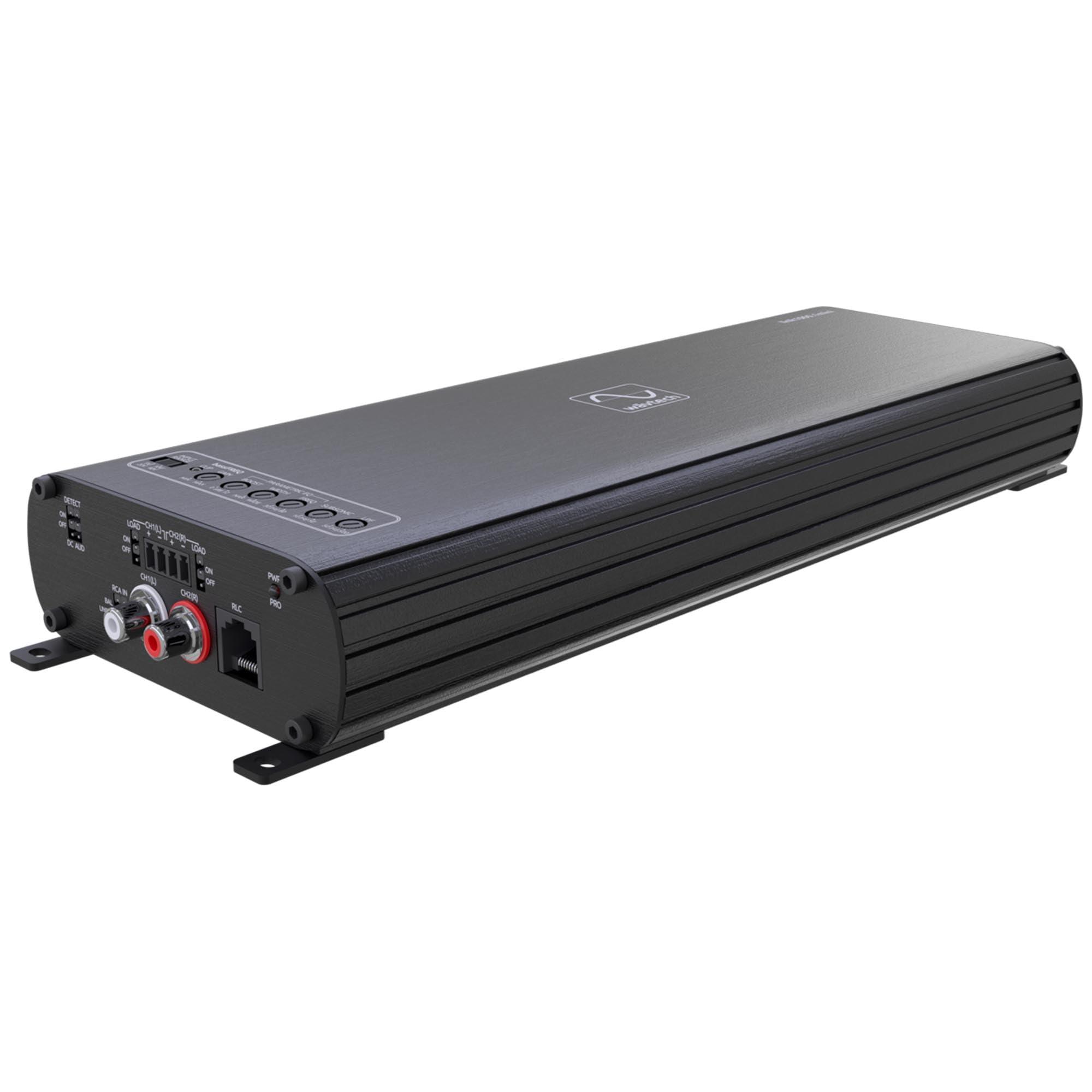 Wavtech Wavtech link300.4mini - 300 Watt 4-Channel Amplifier, and Wavtech link1000.1mini - 1000 Watt Mono Amplifier