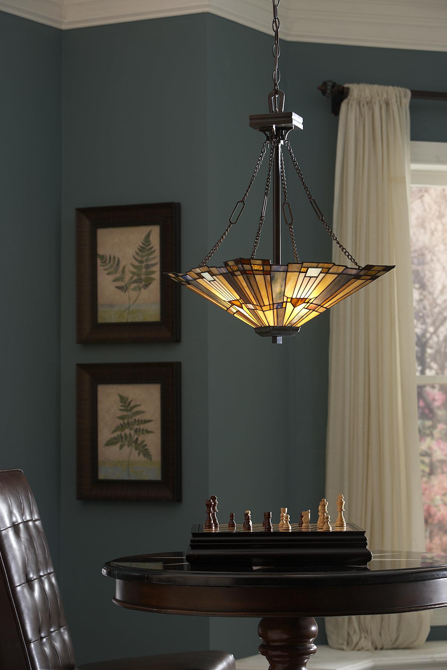 Quoizel Quoizel Inglenook 3-Light Valiant Bronze Pendant Light