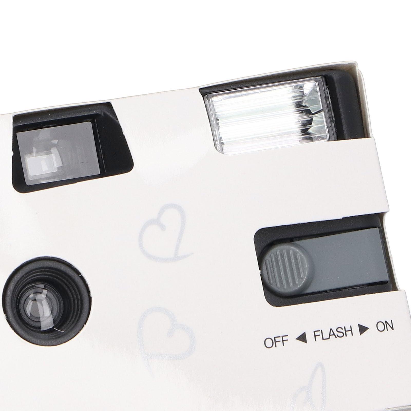 Sanpyl 16pcs 35mm Film Camera Built in Period Texture, Humanitarian Photography, Easy to Shoot, for Birthday Wedding Travel