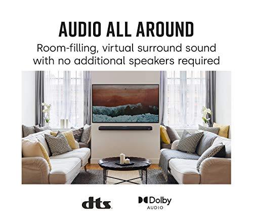 Polk Audio Polk Audio React Sound Bar, Dolby & DTS Virtual Surround Sound, Next Gen Alexa Voice Engine with Calling & Messaging Built-in, Expandable to 5.1 with Matching React Subwoofer & SR2 Surround Speakers