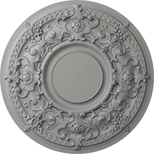 Ekena Millwork Ekena Millwork CM32JA Jackson Ceiling Medallion, 32 3/4"OD x 2 1/2"P (Fits Canopies up to 13 1/2"), Factory Primed
