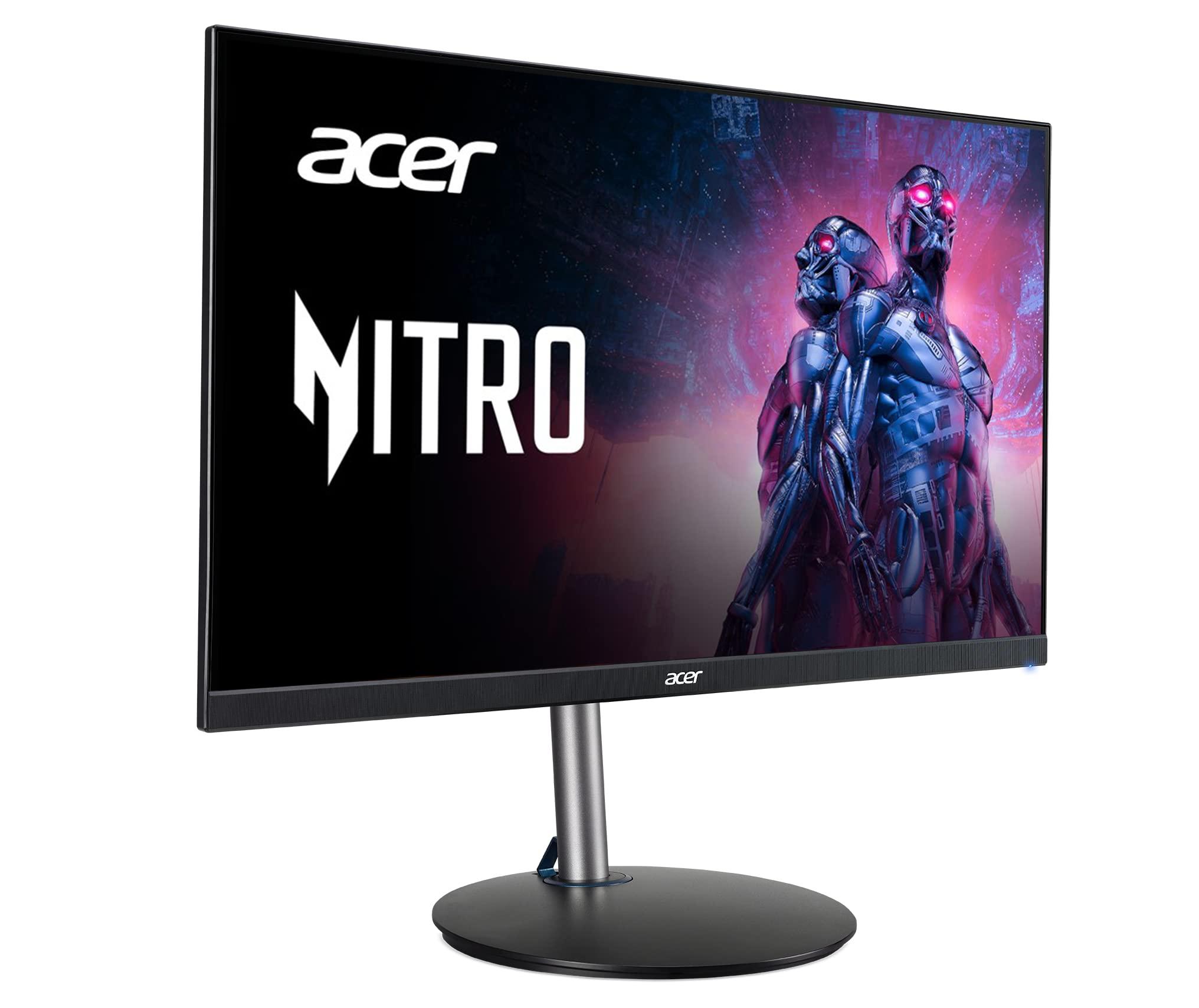 acer acer Nitro XFA243Y Sbiipr 23.8 Full HD (1920 x 1080) VA Gaming Monitor | AMD FreeSync Premium Technology | 165Hz Refresh Rate | 1ms VRB | HDR 10 | 1 Display Port 1.2 & 2 HDMI 2.0 Ports,Black