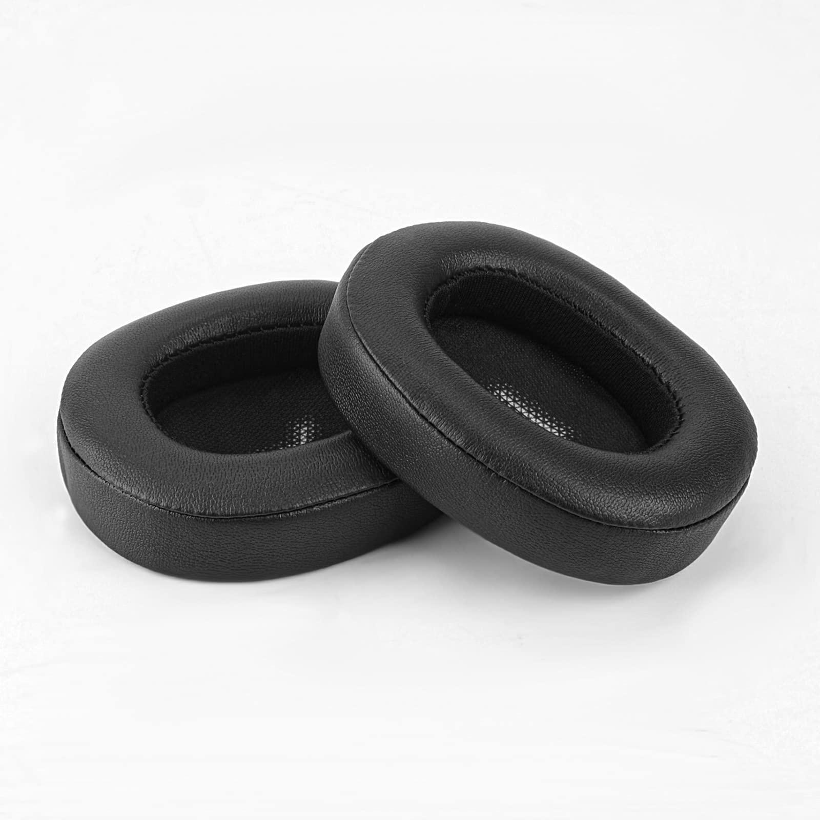 Linkidea Replacement Ear Pads for JBL E55BT Headphones Ear Cushions, Ear Covers, Headset Earpads (Protein Leather/Black)