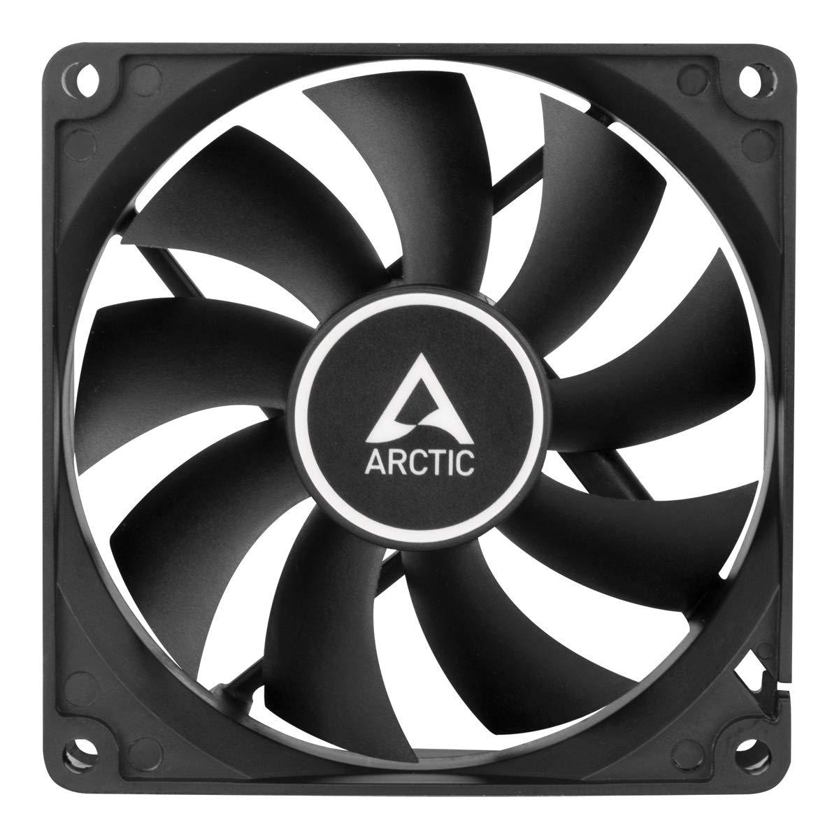 ARCTIC ARCTIC F9 PWM PST - 92 mm PWM PST Case Fan with PWM Sharing Technology (PST), Quiet Motor, Computer, Fan Speed: 150-1800 RPM - Black