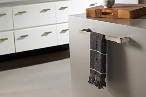 Moen Moen YB8824BN 90 Degree Modern 24-Inch Bathroom Single -Towel Bar, Brushed nickel