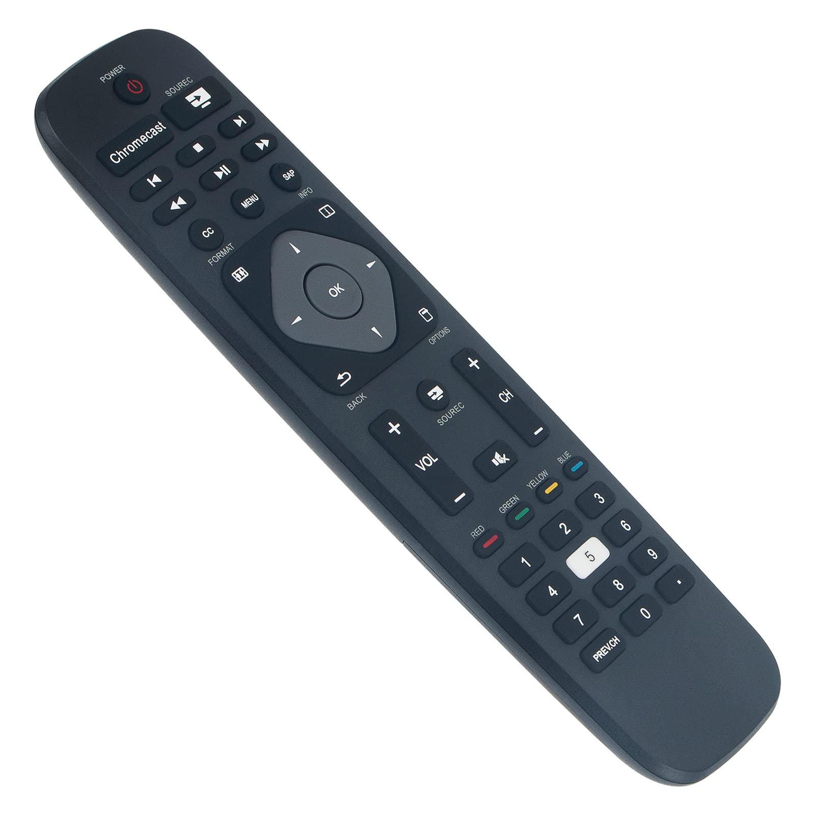 Beyution Beyution URMT42JHG008 Replace Remote Control Fit for Philips TV 43PFL5922/F7 43PFL5922F7 50PFL5922/F7 50PFL5922F7 55PFL5922/F7 55PFL5922F7 65PFL6902/F7 65PFL5922/F7 65PFL5922F7