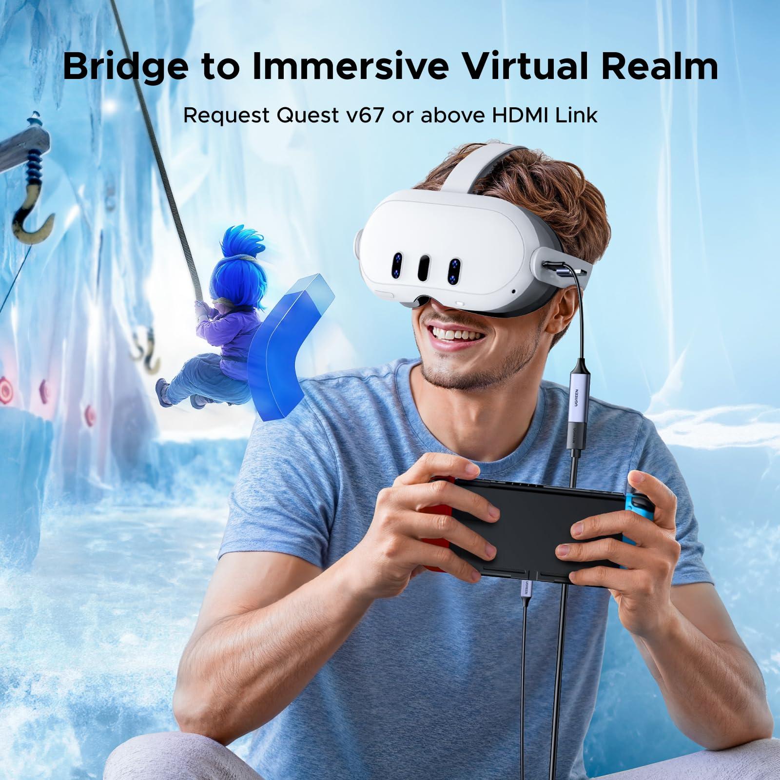 UGREEN UGREEN Full HD 1080P Video Capture Card 4K HDMI to USB-A/USB-C HDMI Capture Card USB 2.0 Capture Video and Audio Recording for Gaming, Streaming, Teaching, Video Conference