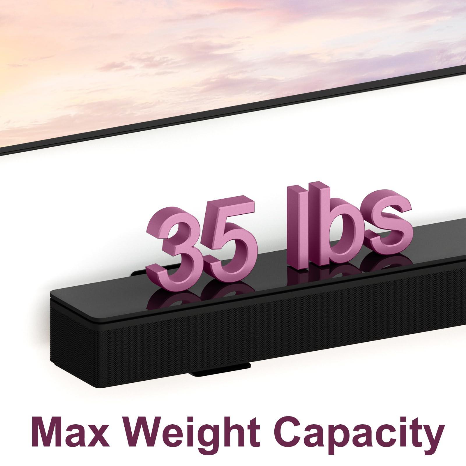 ECLINK ECLINK Black Mounting Wall Bracket Compatible with Bose WB-300 Sound Touch 300 Soundbar Soundbar 500 Soundbar 700 Soundbar 900 Speaker