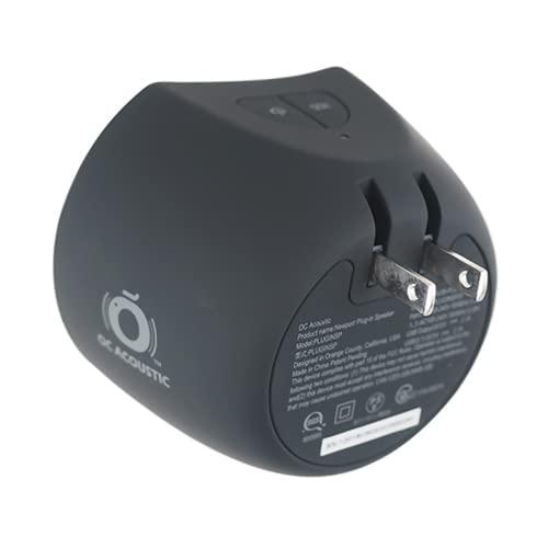 OC Acoustic OC Acoustic Newport Plug-in Outlet Wireless Bluetooth Speaker with Built-in USB Type-A Charging (Black)