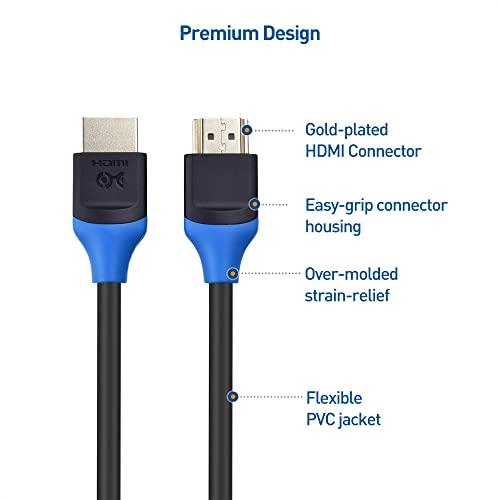 Cable Matters Cable Matters 3-Pack High Speed HDMI Cable 10 ft with 4K @60Hz, 2K @144Hz, FreeSync, G-SYNC and HDR Support for Gaming Monitor, PC, Apple TV, and More