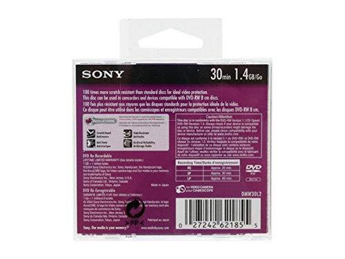 Sony Sony DVD-RW Mini Disc, DVD-RW, 8CM, 30M, 1.4GB 7107