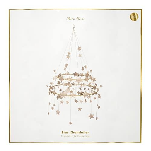 Meri Meri Meri Meri Gold Sparkle Star Chandelier (Pack of 1)