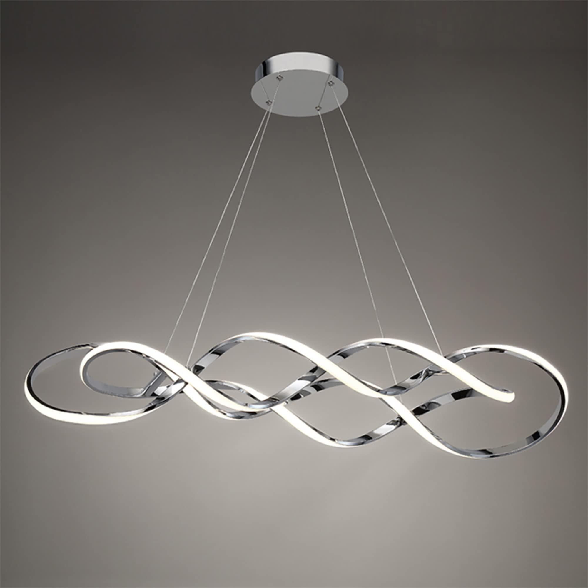 WAC Lighting WAC Lighting dweLED, Interlace 39in LED Pendant 3000K in Chrome