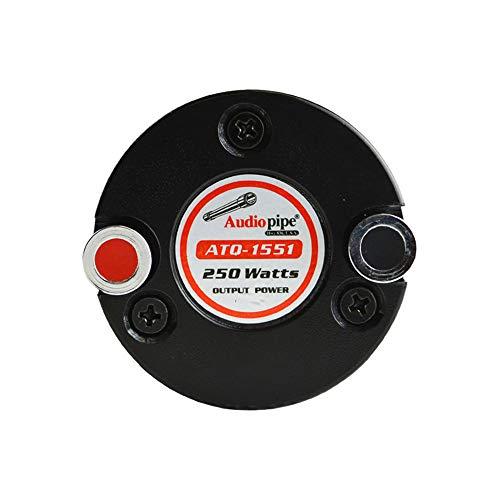 Audiopipe Audiopipe ATQ-1551 1 Inch 250 Watt 4 Ohm Aluminum Titanium Car Audio Bullet Tweeter with Mylar Crossover Capacitor and Kapton Voice Coil for Vehicle Sound System