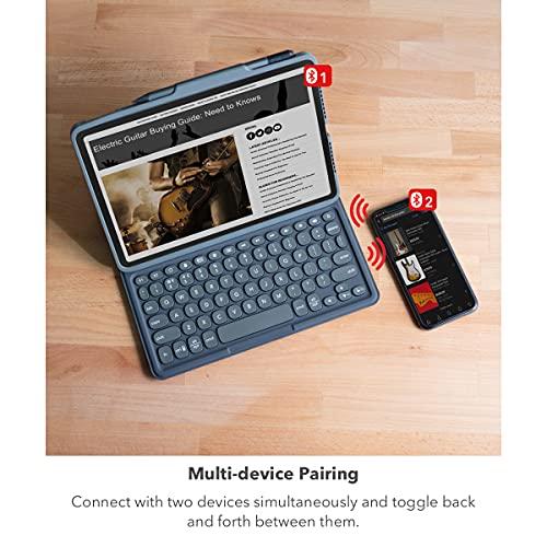 ZAGG ZAGG Pro Keys Detachable Case and Wireless Keyboard for Apple iPad Pro 12.9, Multi-Device Bluetooth Pairing, Backlit Laptop-Style Keys, Apple Pencil Holder, 6.6ft Drop Protection - Charcoal