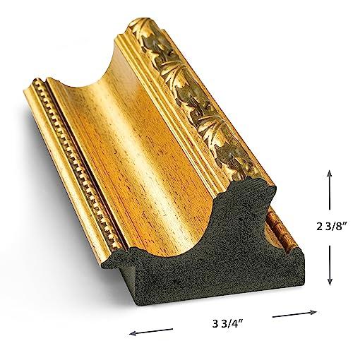 Frame My TV Frame My TV Deco TV Frames - Ornate Gold Smart Frame Compatible ONLY with Samsung The Frame TV (43\", Fits 2021-2024 Frame TV)