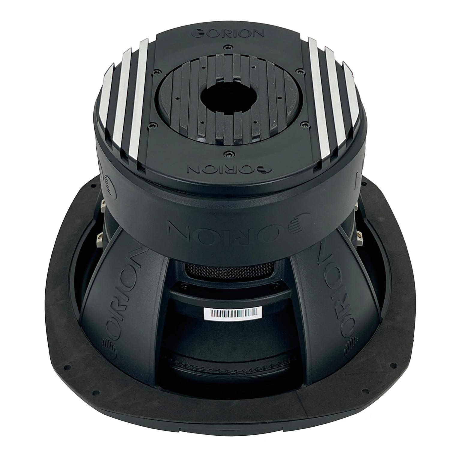 ORION Orion XTRPRO Series XTRPRO122D 12 High Output Car Subwoofer, 6000W Max Power, 1500W RMS, Dual 2 Ohm, 3 Aluminum Voice Coil, Cast Basket Competition Grade Powerful Car Audio Bass Builds