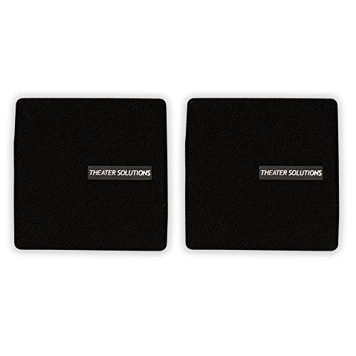 Theater Solutions Theater Solutions TS30B Mountable Indoor Speakers Black Bookshelf 5 Piece Pack