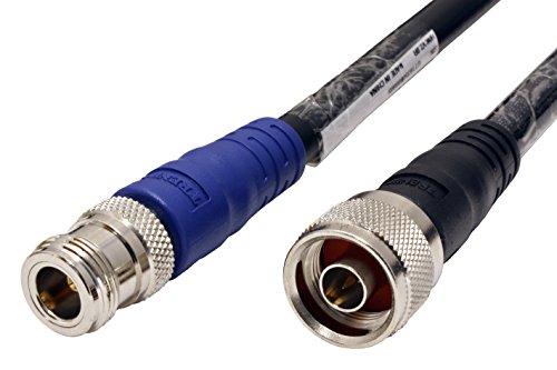 TRENDnet TRENDnet LMR-LW400 Low Loss N-Type Male to N-Type Female Cable, 6m (19.6 ft.), 2.4/5GHz Compatible, TEW-L406