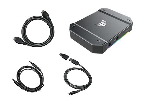 ASUS ASUS TUF Gaming Video Capture Card (CU4K30) 4K/2K/1080P 120 FPS & HDR Passthrough, Near-Zero Latency, Certified for OBS, USB 3.2, Plug & Play, Record & Stream with PC, PS5, Xbox, Switch