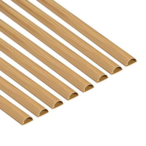 D-Line D-Line 1D3015O/8 Mini Trunking, 8X 1-Meter Lengths, Oak-Effect