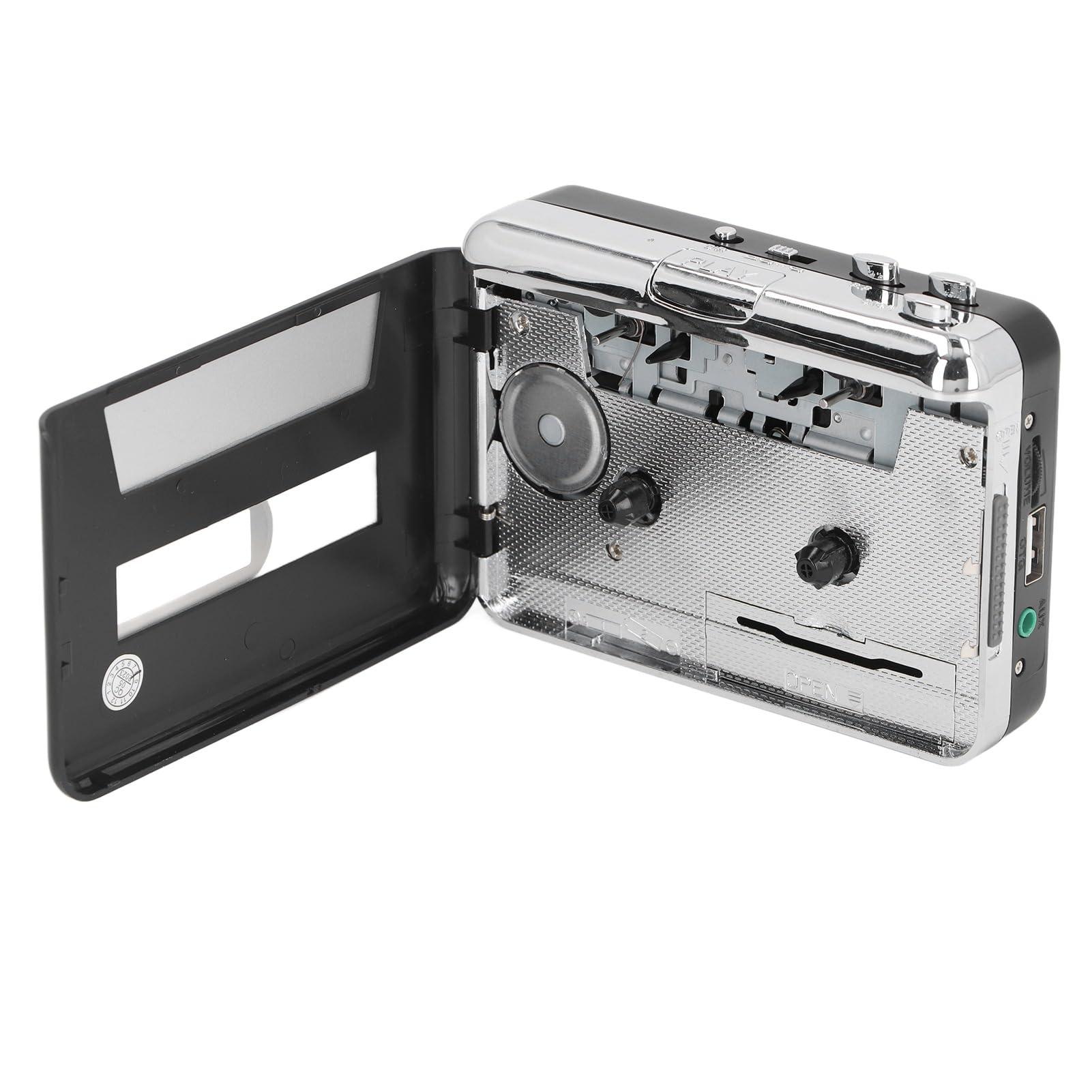 GOWENIC Tape to MP3 Converter, Retro Portable USB Cassette Player, Wide Compatibility withand macOS, Convert Old Cassettes to MP3 or Burn to CD
