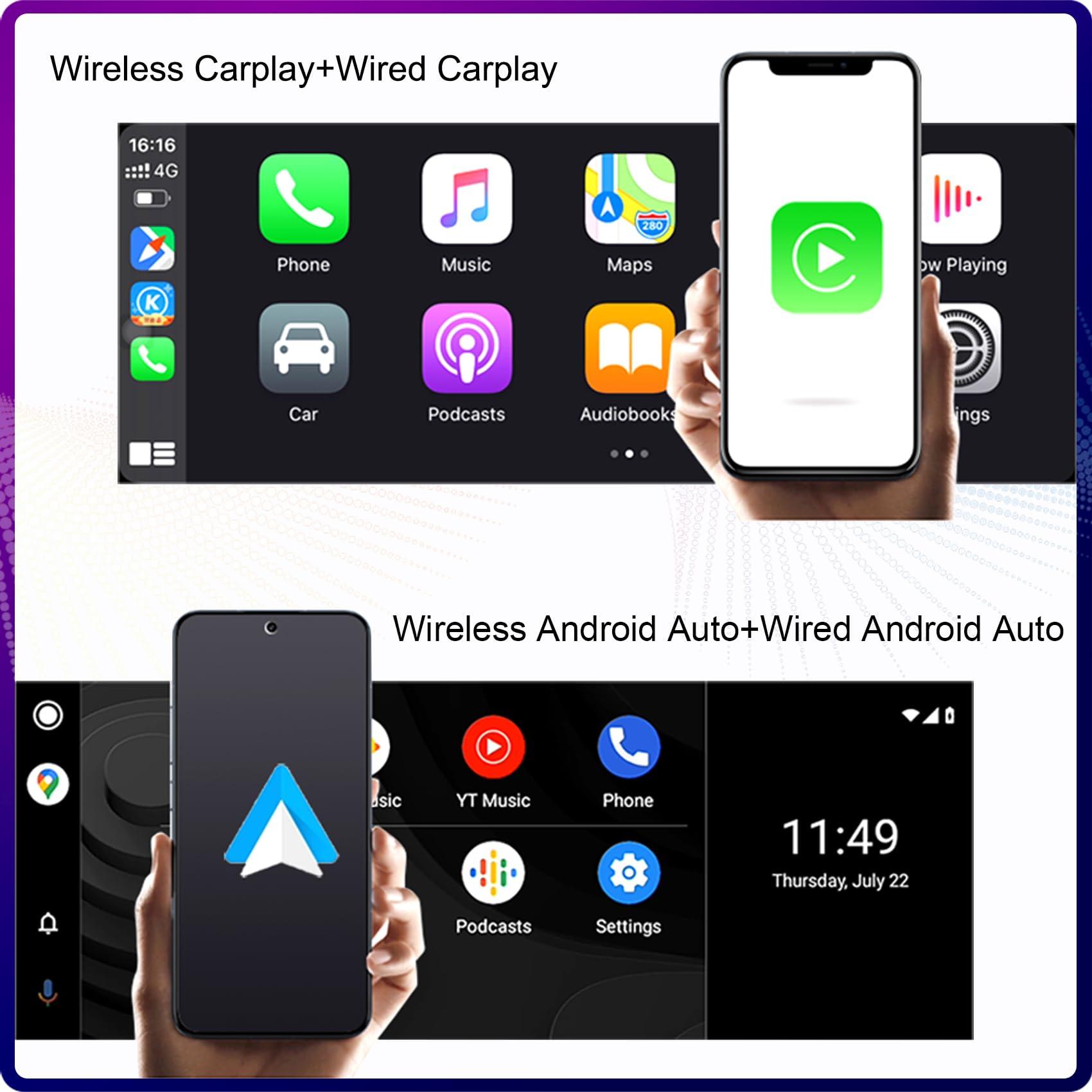 AIDEGG AIDEGG 10.25 Inch Android 12 Car Stereo Radio For Fiat 124/Abarth 124 Spider 2016 2017 2018 2019 2020 2021 2022 6+128GB Touch Screen Multimedia Video Player Head Unit Wireless CarPlay Android AuTo GPS