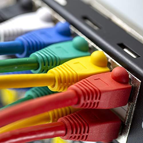 NTW NTW 10' Cat 6 Snagless Shielded (STP) RJ45 Ethernet Network Patch Cable Yellow -345-S6-010YL